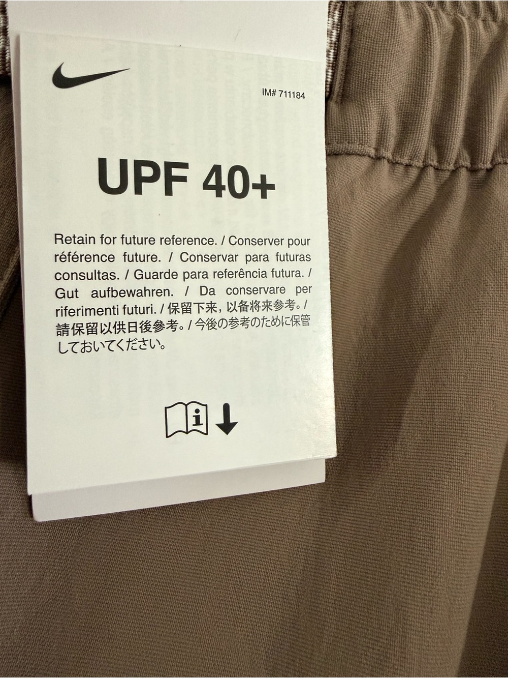 Nike ACG Wide Leg Cargo Pants in Taupe - Picture 10 of 11